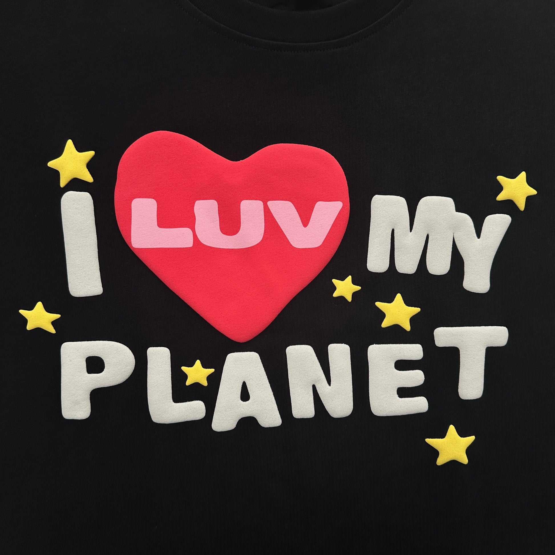 Broken Planet Luv My Planet Tee Black