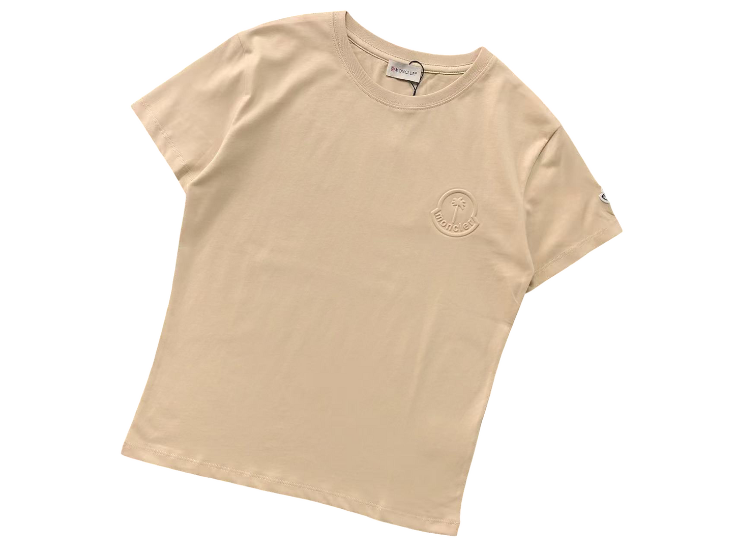 Moncler Palm Women's Tee Apricot