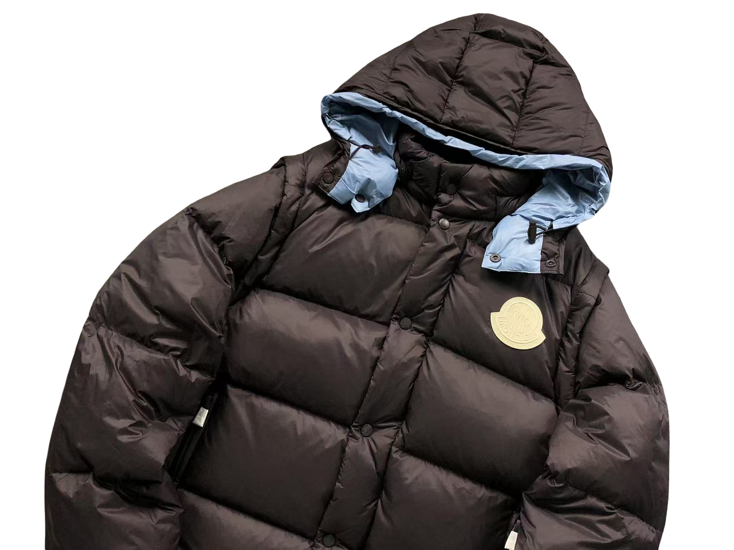 Moncler Cyclone Down Jacket Brown