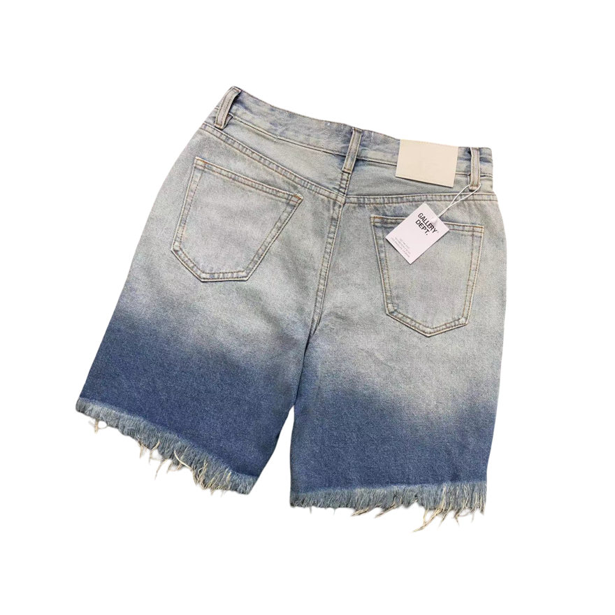 GALLERY DEPT. Ripped Jeans Short Light Blue