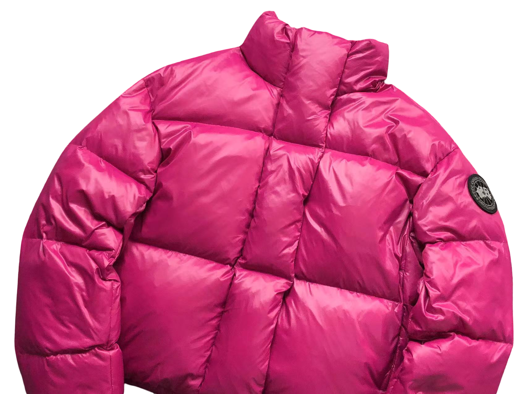 Canada Goose Cypress Cropped Down Jacket Fuchsia