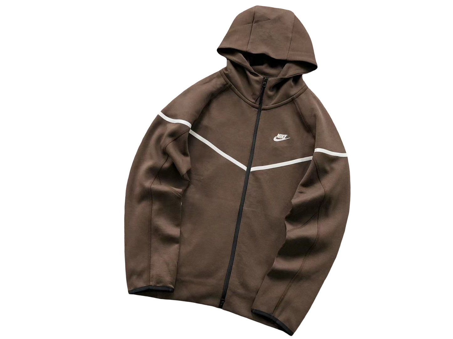 Nike Tech Fleece 2025 Zip Hoodie Brown