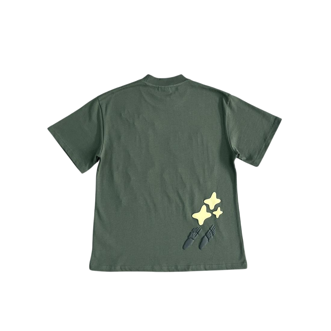 Broken Planet Space Trails Tee Green
