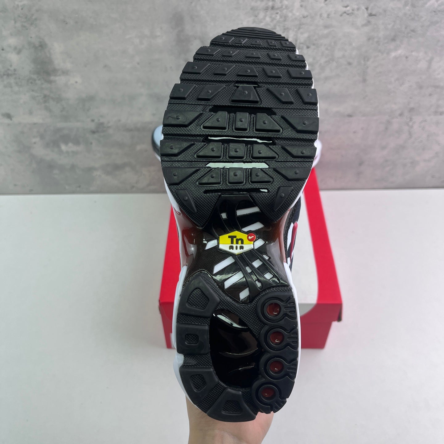 Nike Air Max Plus TN Gradient Black White Red