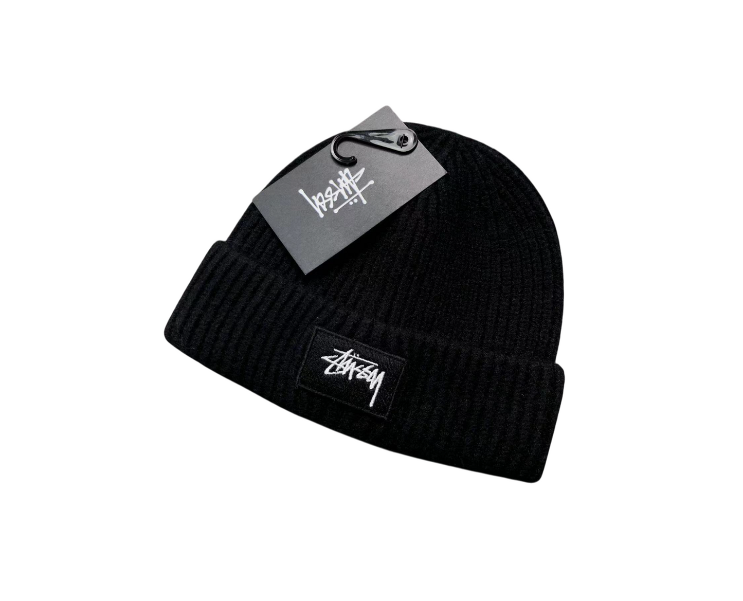 Stussy Logo Beanie Black