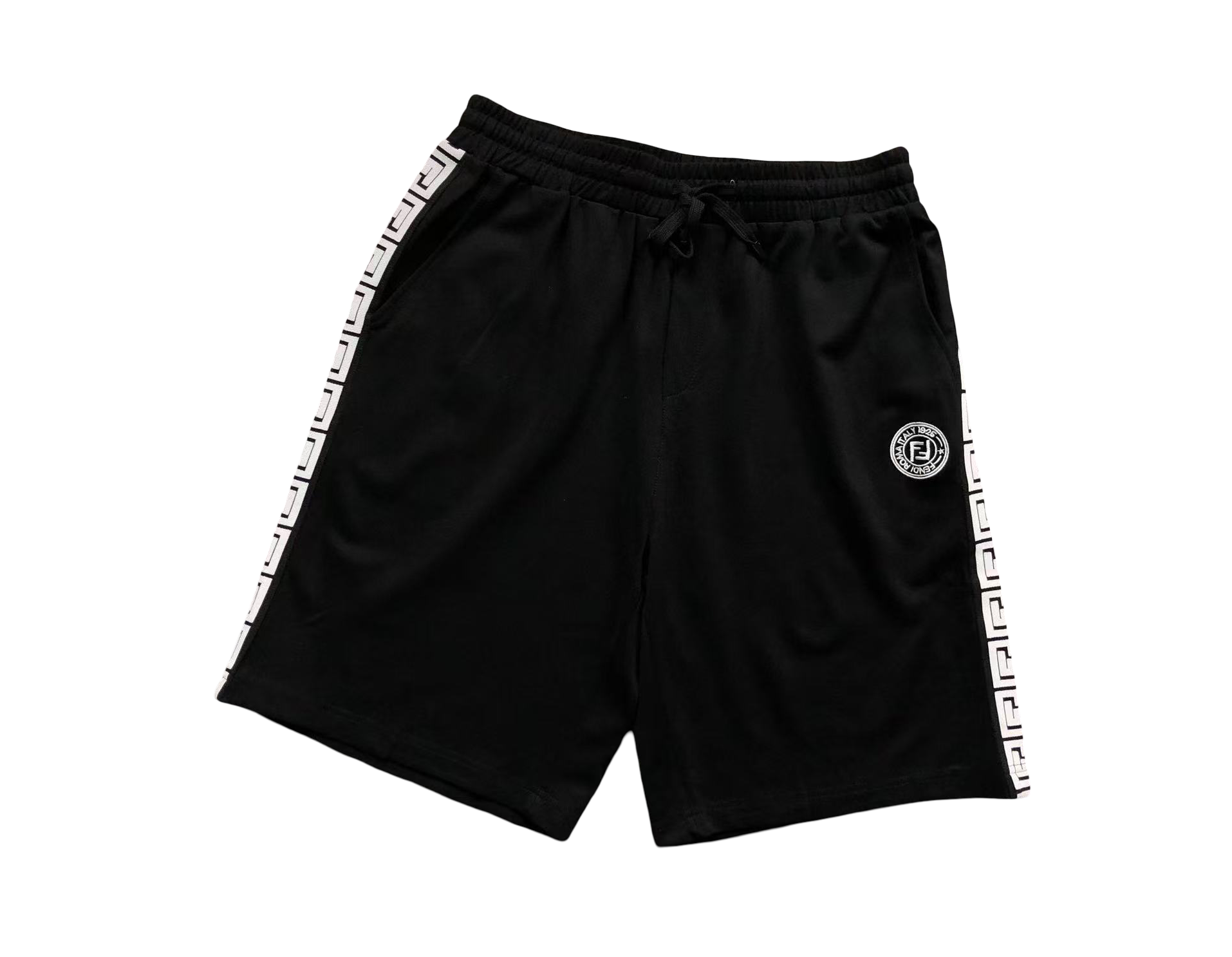 Fendi Lateral Shorts Black