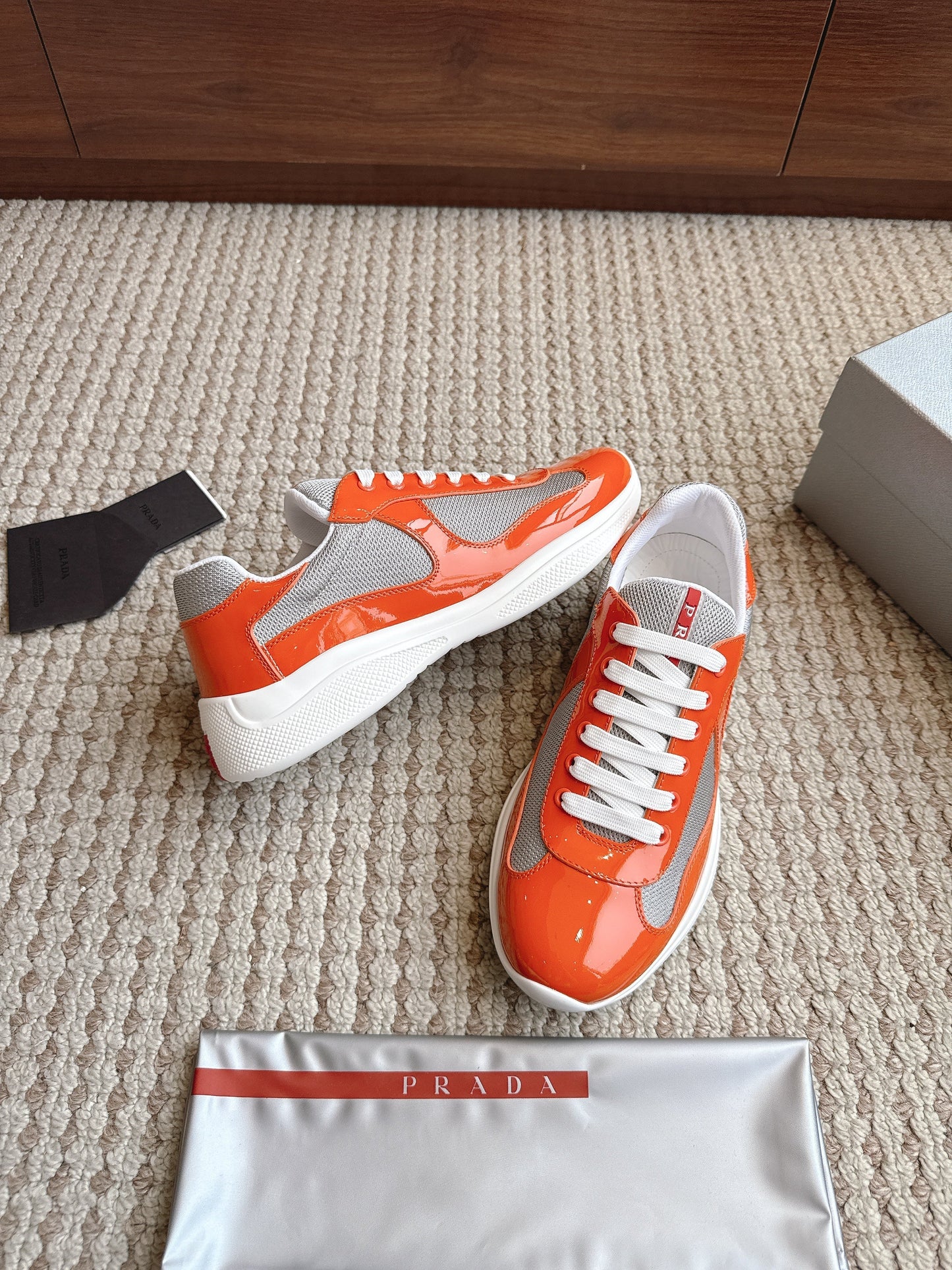 Prada America's Cup Orange Grey
