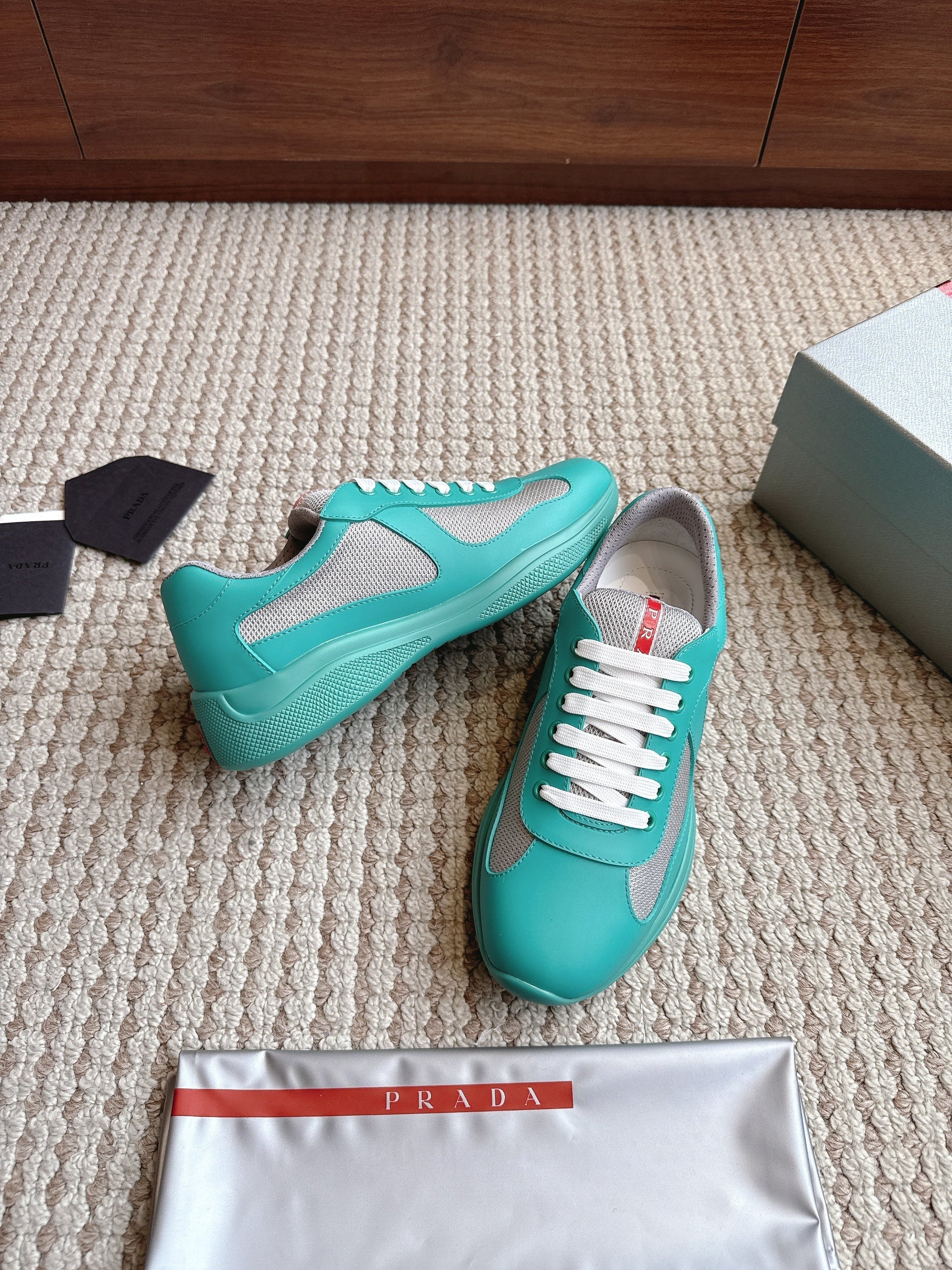 Prada America's Cup Teal Grey