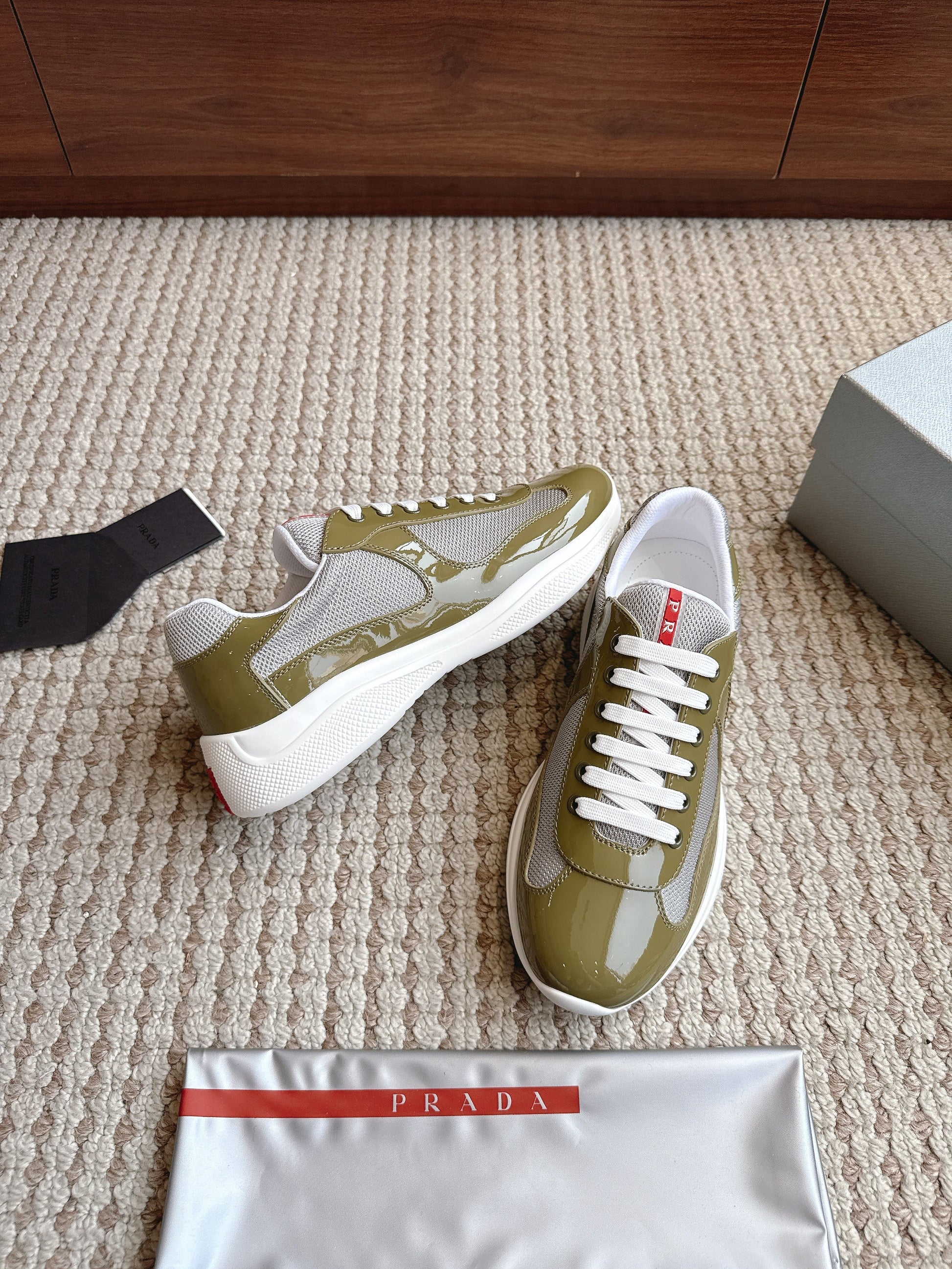 Prada America's Cup Khaki Grey