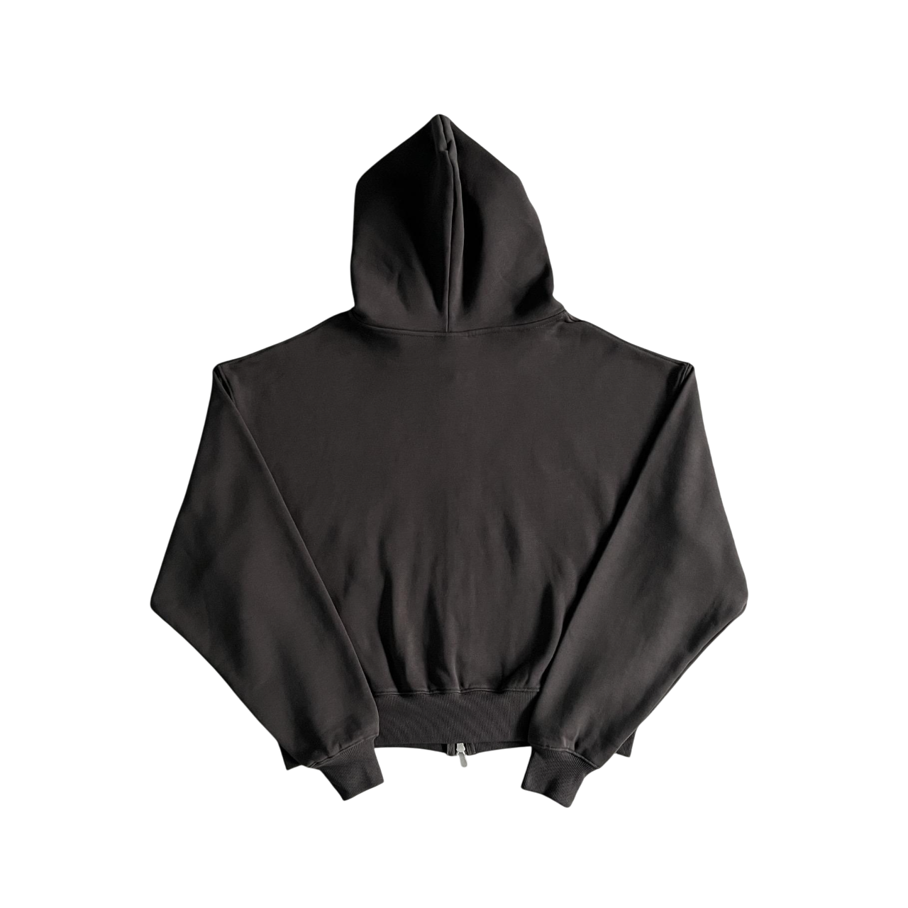 Broken Planet Classic Zip Hoodie Brown/White