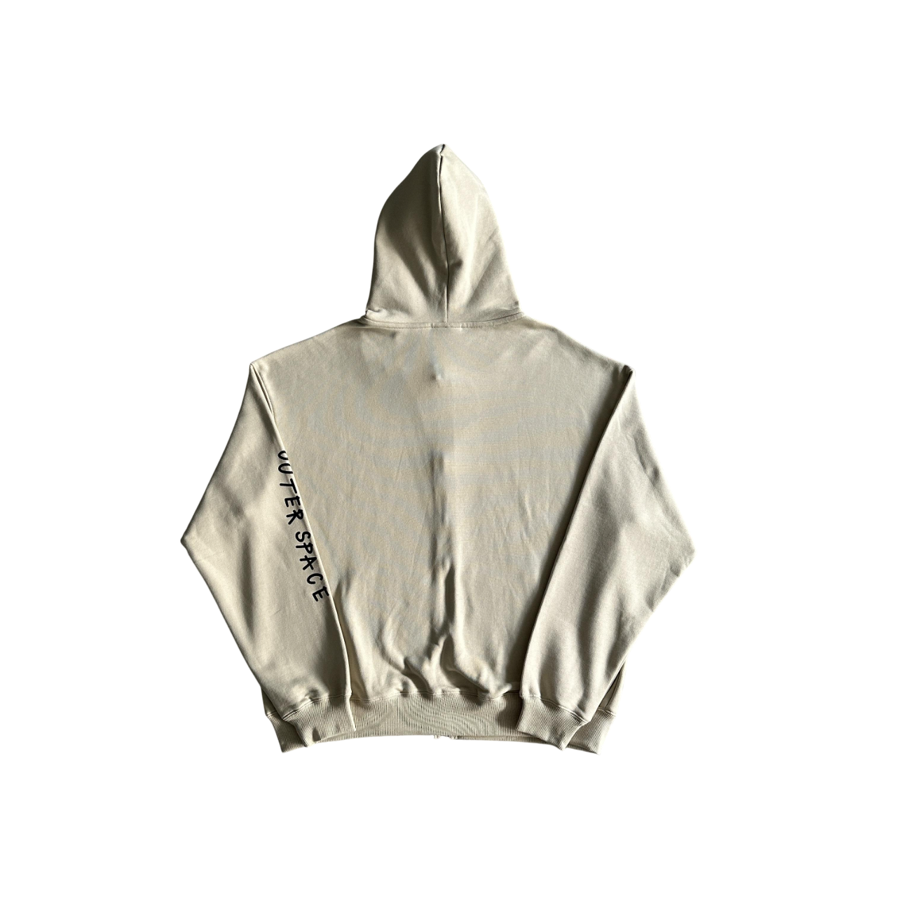 Broken Planet Going To Outer Space Zip Hoodie Apricot