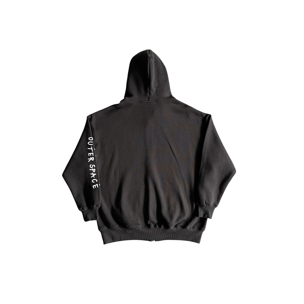Broken Planet Going To Outer Space Zip Hoodie Black