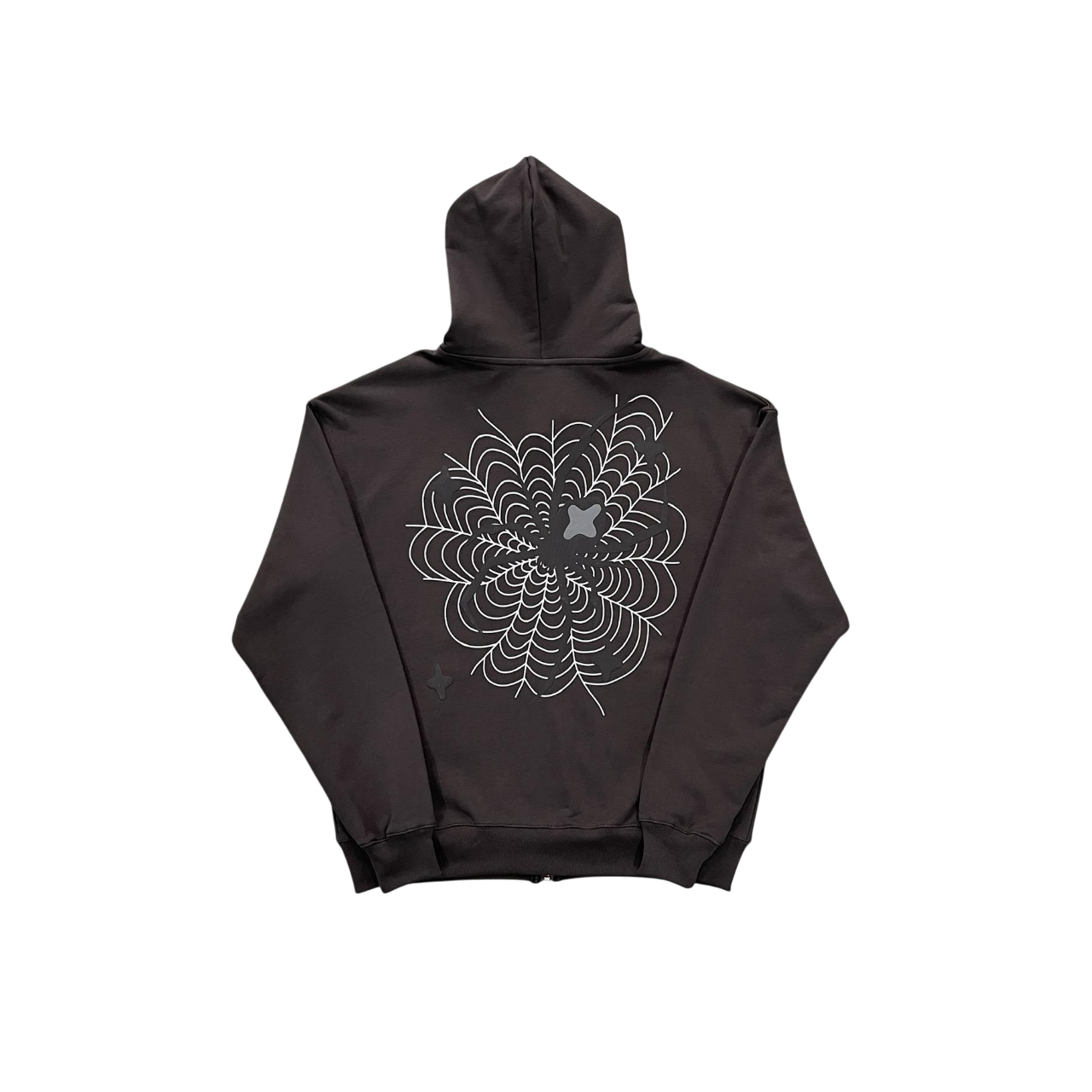Broken Planet Spider Zip Hoodie Black