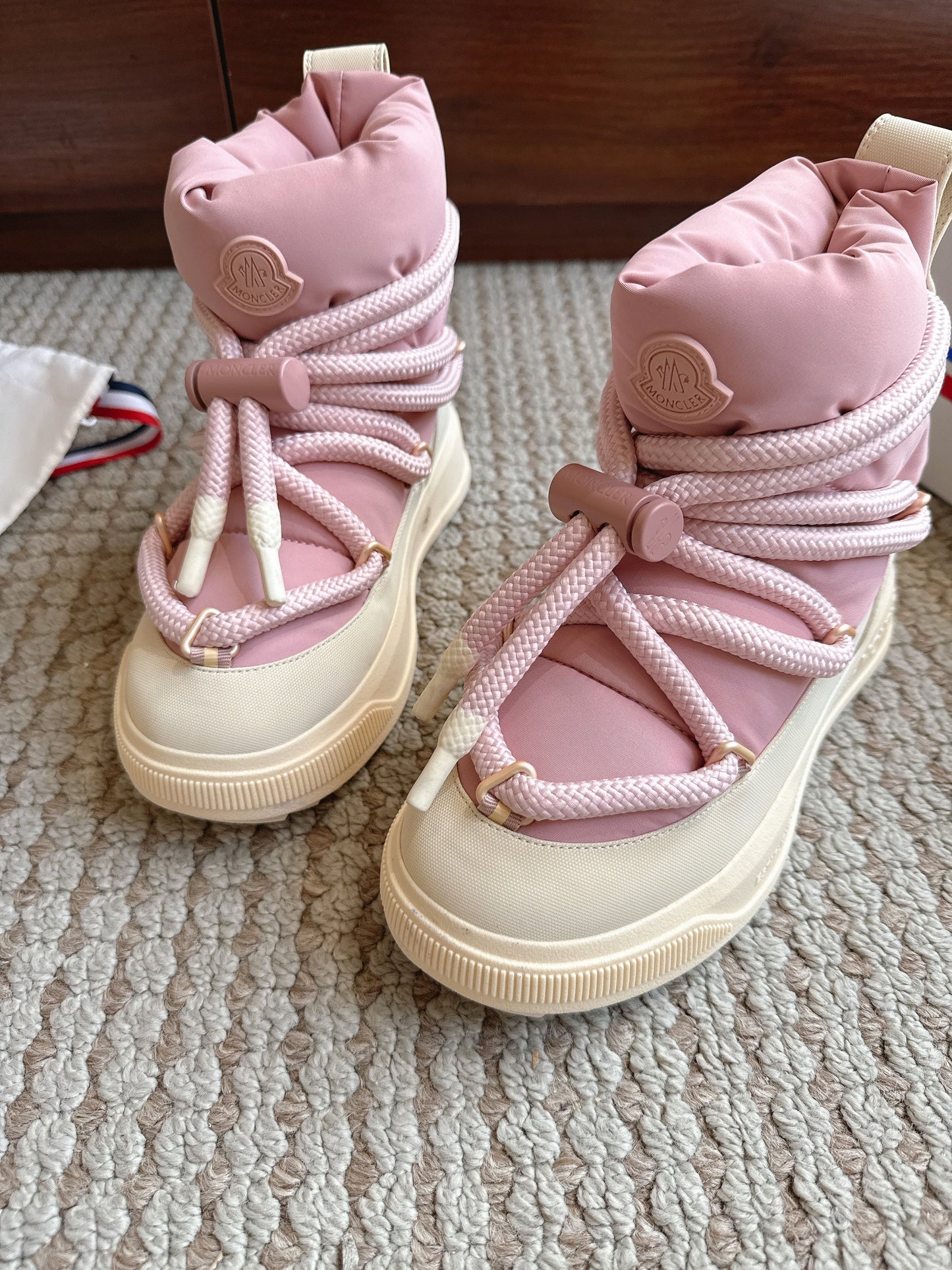 Moncler Altive Mid Snow Boots Pink
