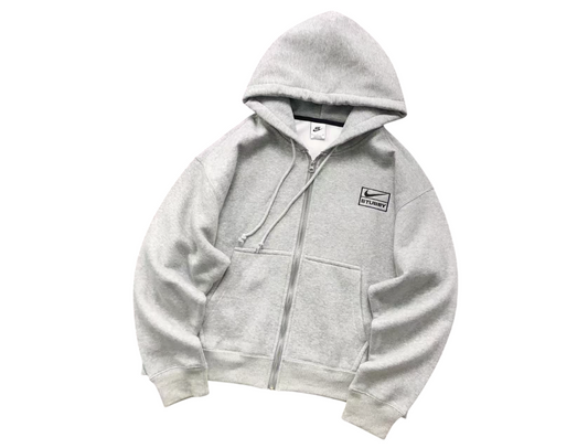 Nike x Stussy Zip Hoodie Grey