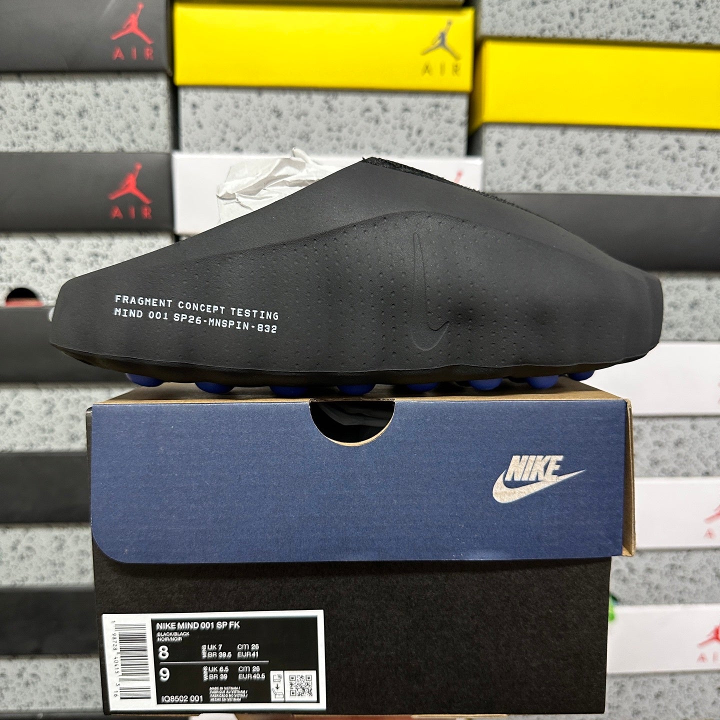 Fragment x Nike Mind 001 Slide Black
