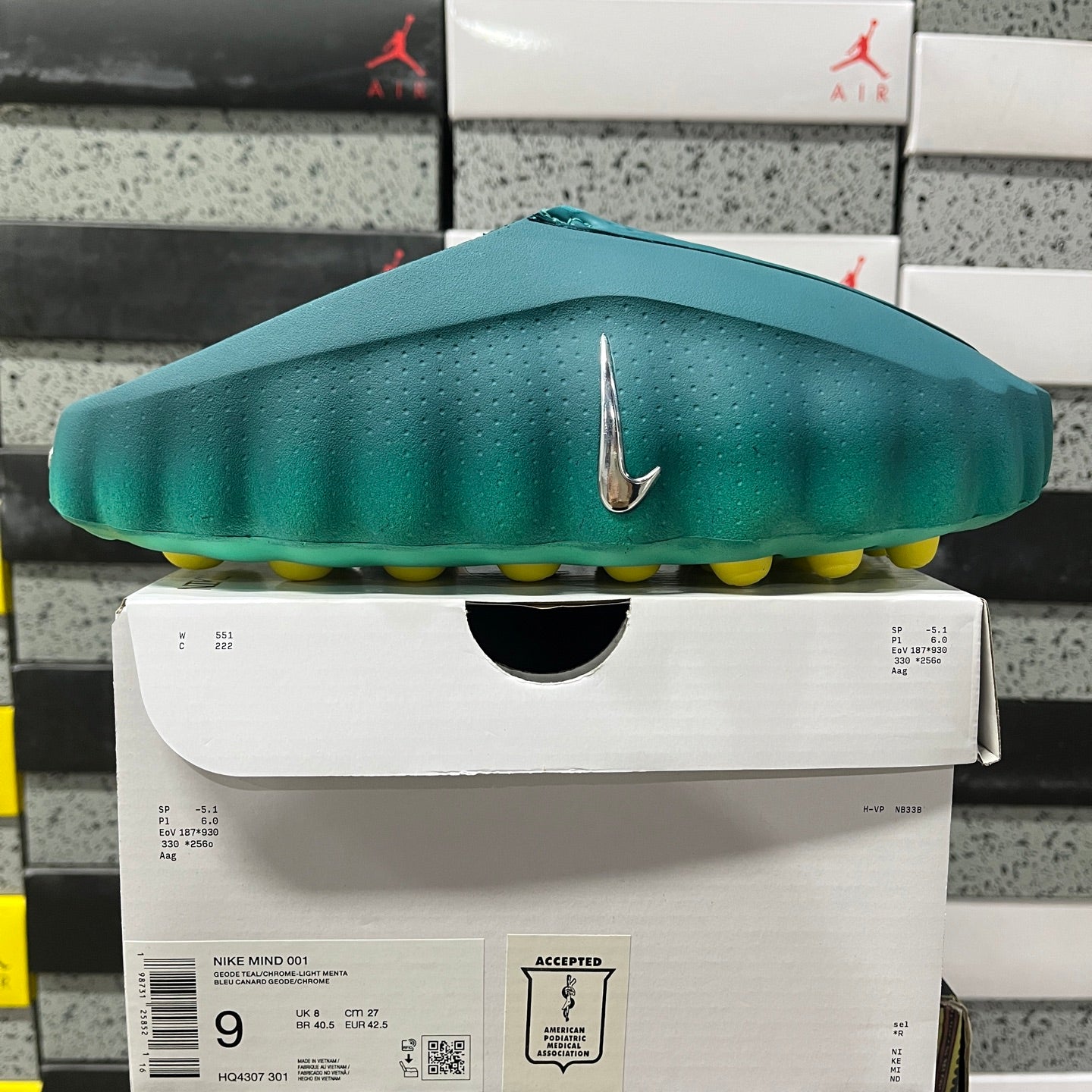 Nike Mind 001 Slide Geode Teal Light Menta
