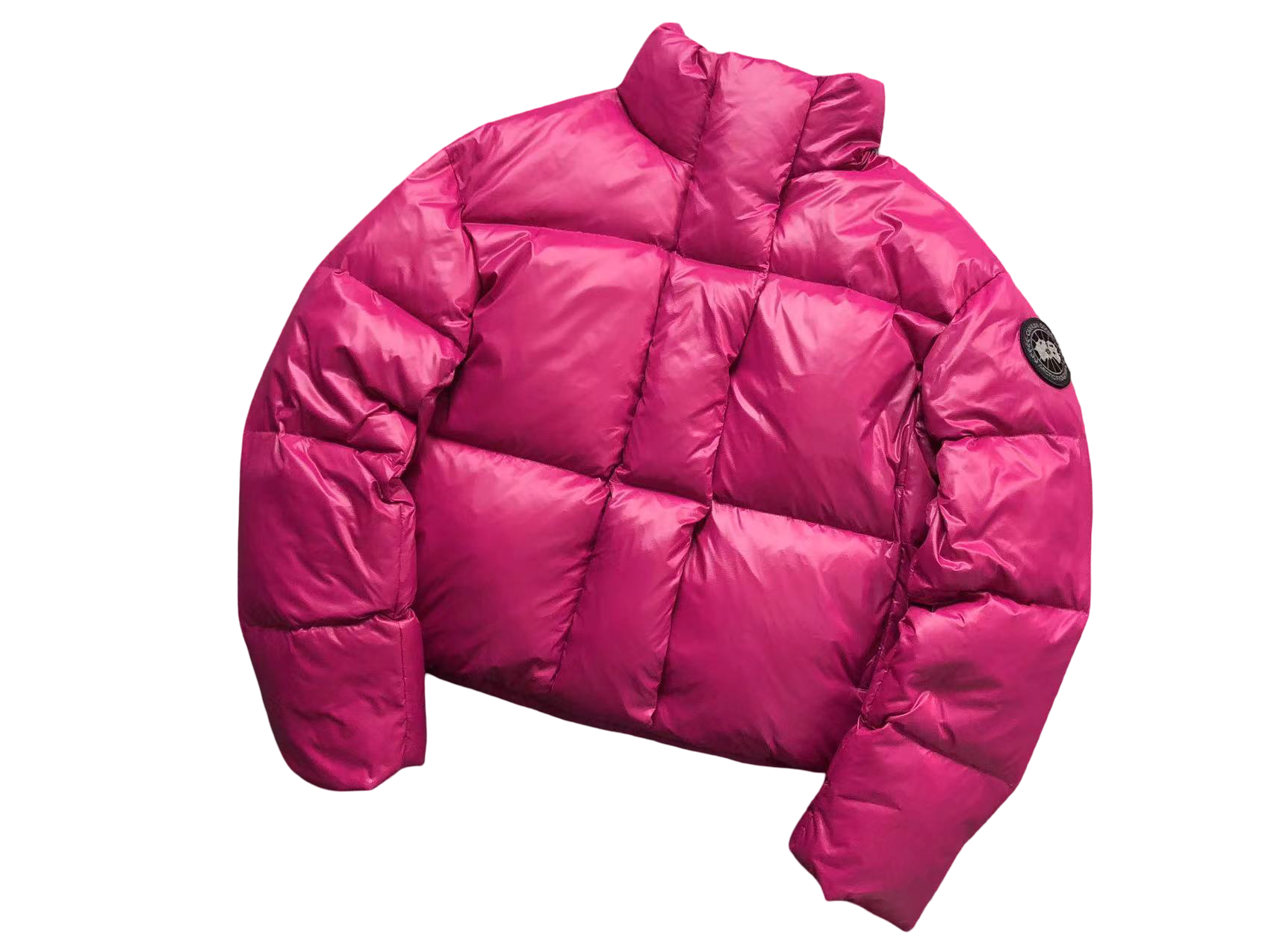 Canada Goose Cypress Cropped Down Jacket Fuchsia