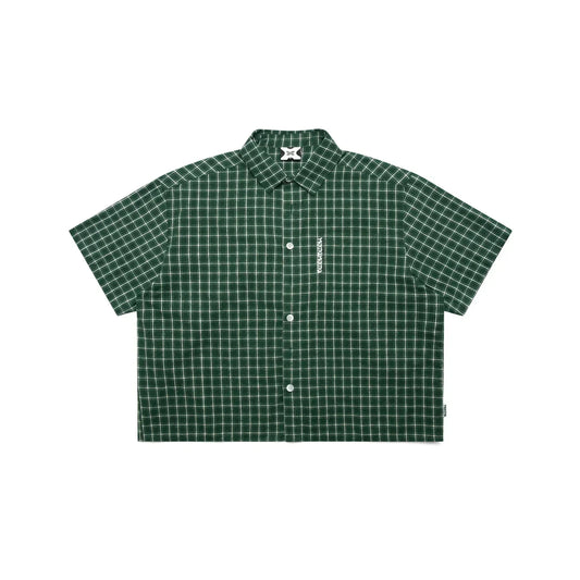 MERTRA Plaid Shirt Green
