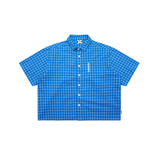 MERTRA Plaid Shirt - (LAPIS)