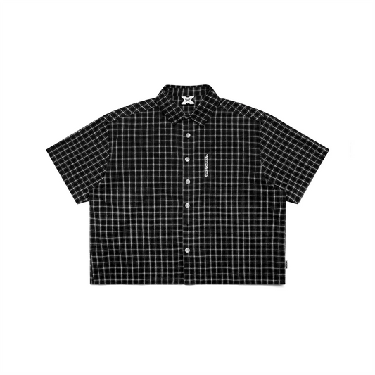 MERTRA Plaid Shirt Black