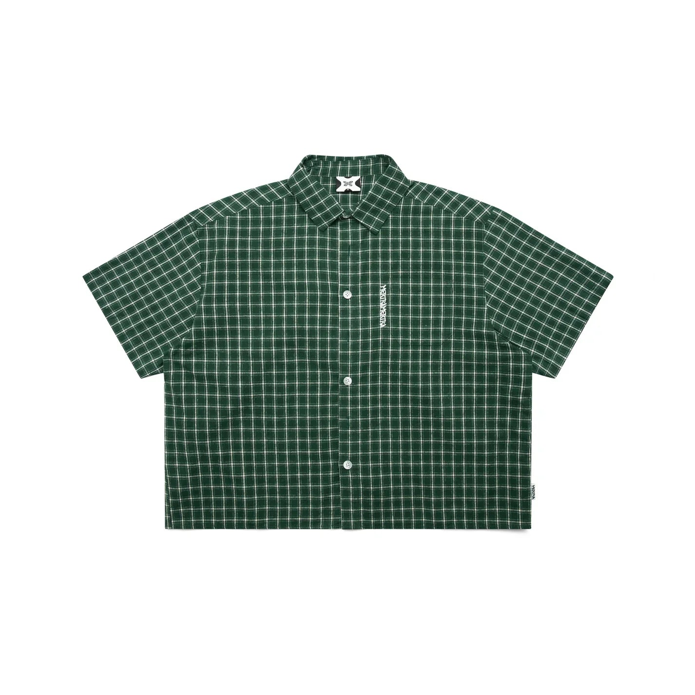 MERTRA Plaid Shirt - (GREEN)