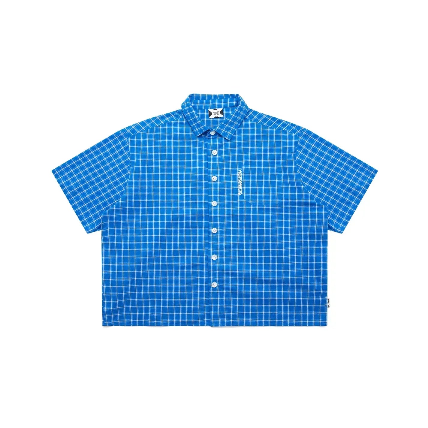 MERTRA Plaid Shirt Lapis
