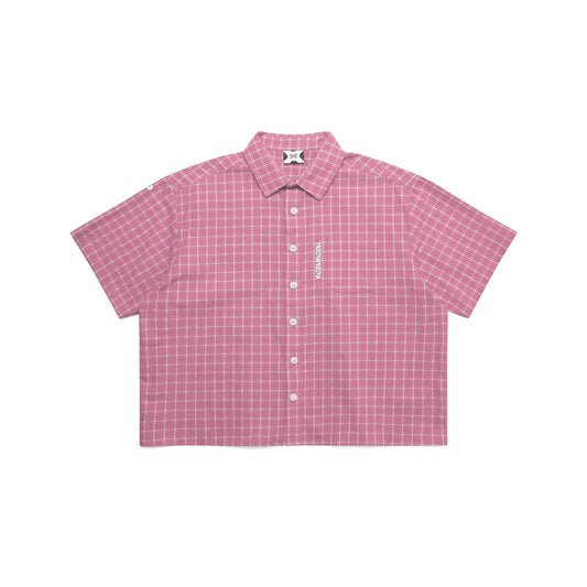 MERTRA Plaid Shirt - (PINK)