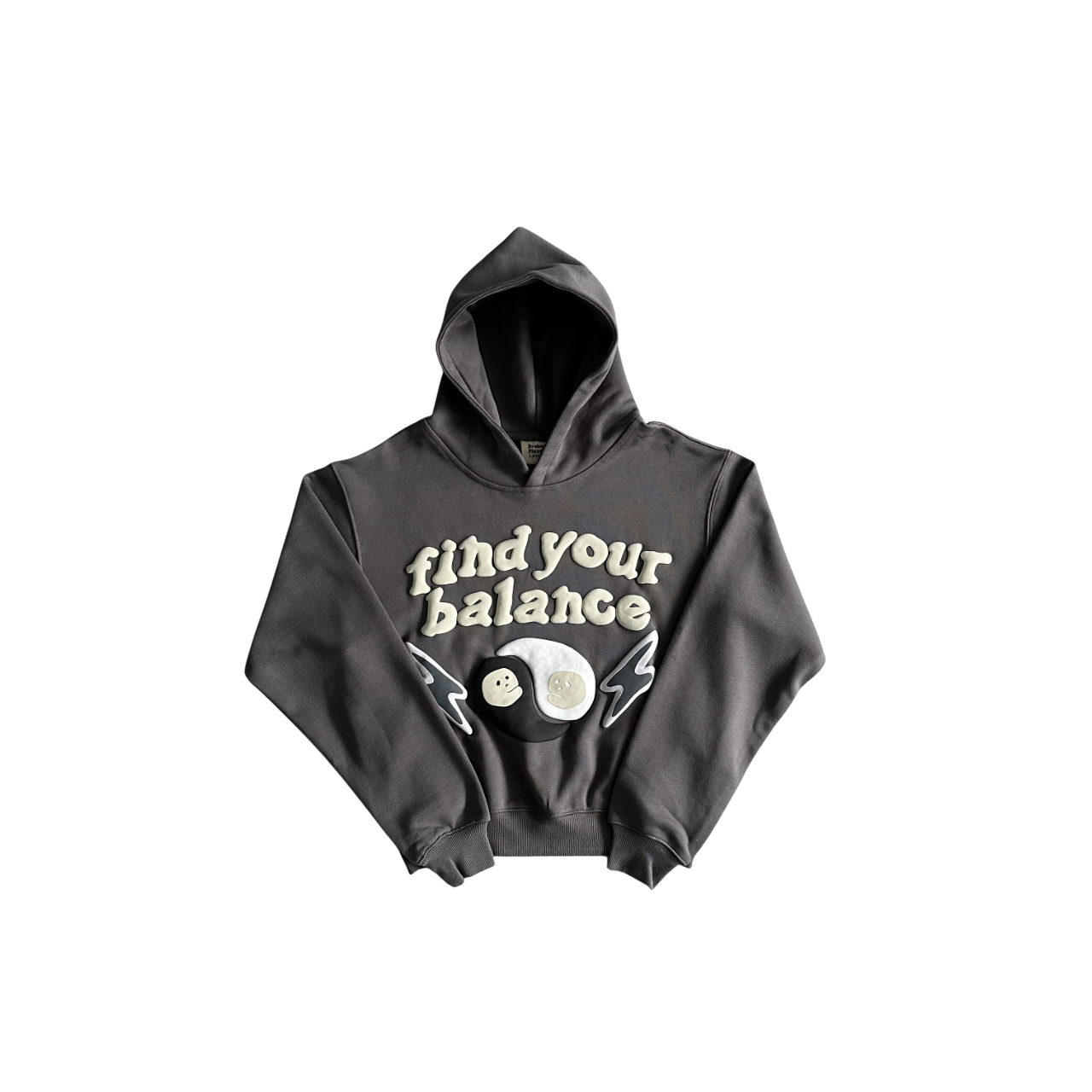 Broken Planet Find Your Balance Hoodie Grey