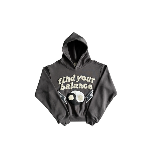 Broken Planet Find Your Balance Hoodie Grey