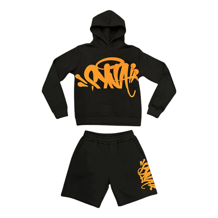 Syna World Team Hood Twinset Black/Orange