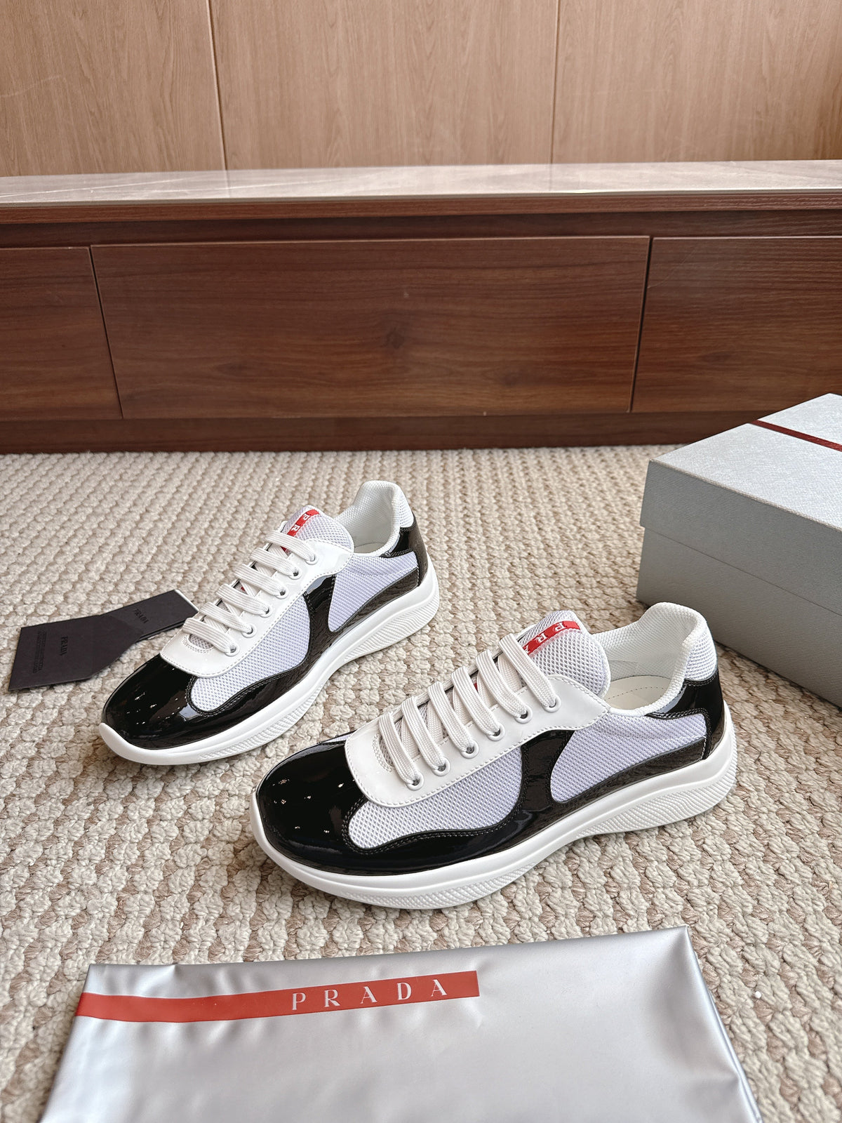 Prada America's Cup White Black Grey