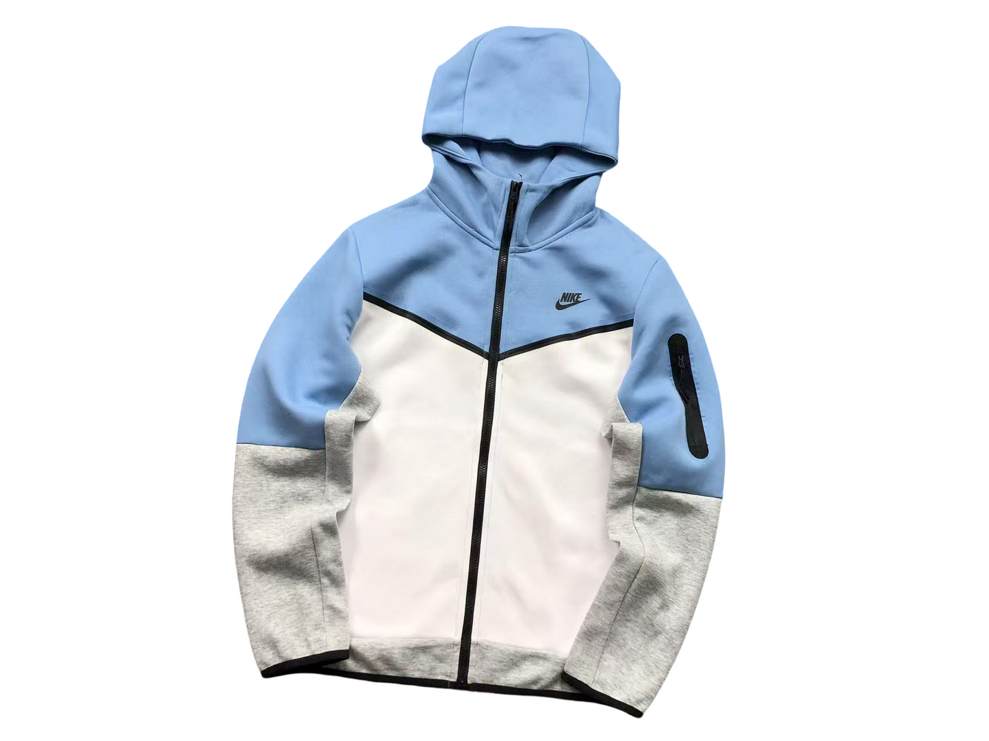 Nike Tech Fleece 2024 Zip Hoodie Blue/White