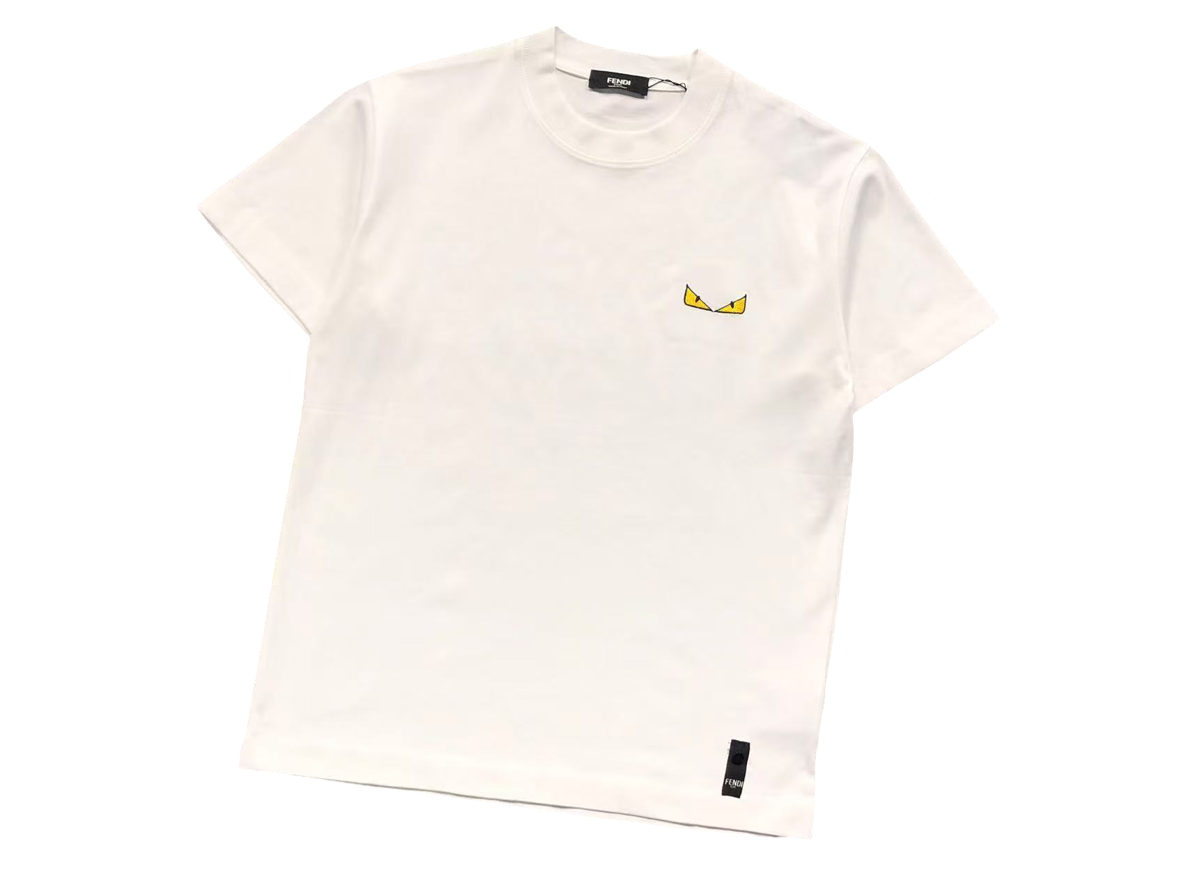Fendi Mini Monster Eyes Tee White