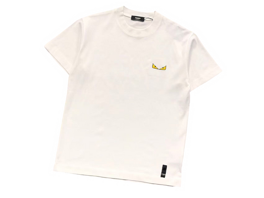Fendi Mini Monster Eyes Tee White