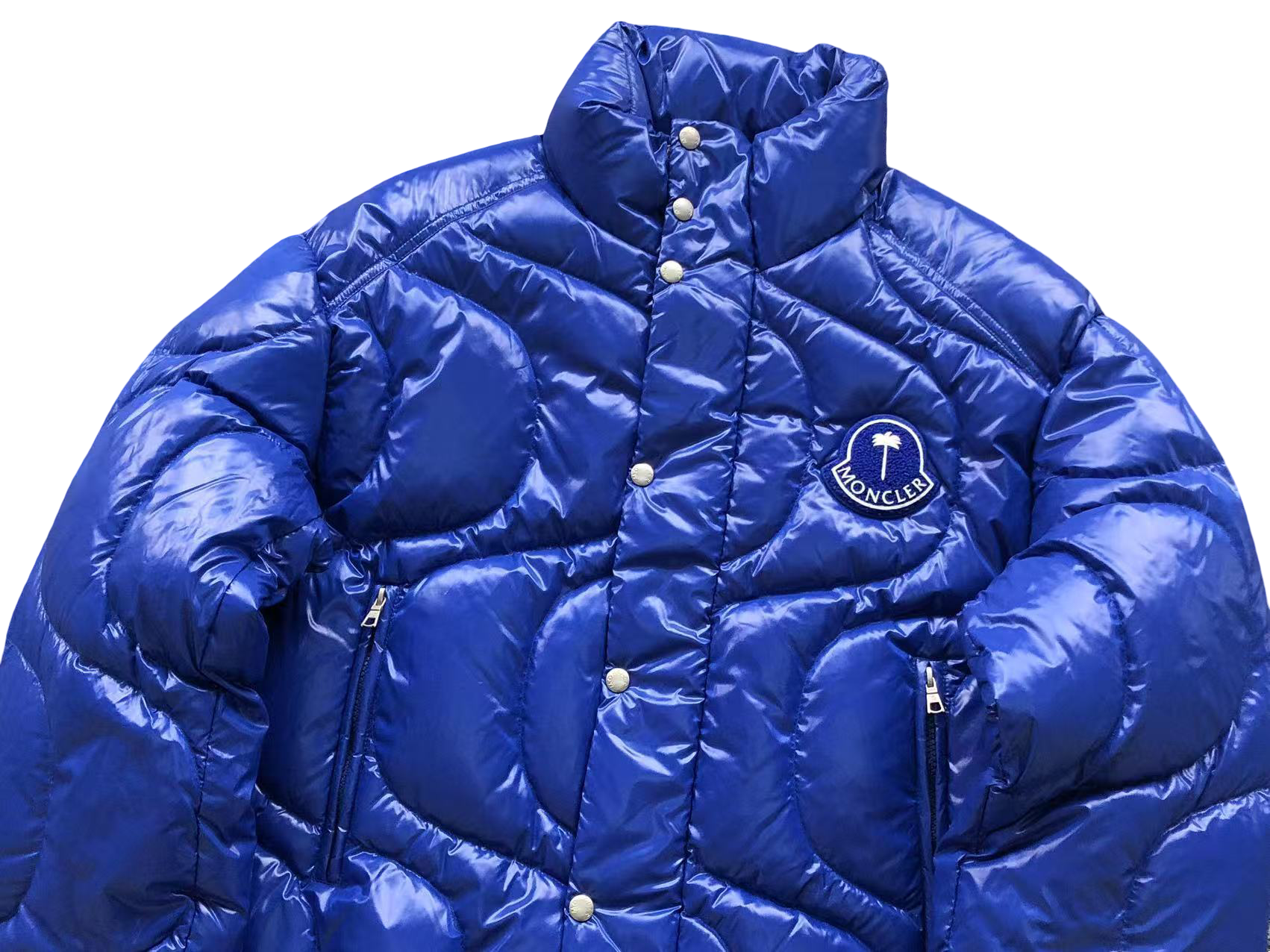Moncler x Palm Angels Haunani Down Jacket Blue