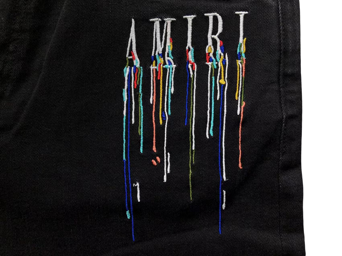 AMIRI Painted Denim Jeans Black