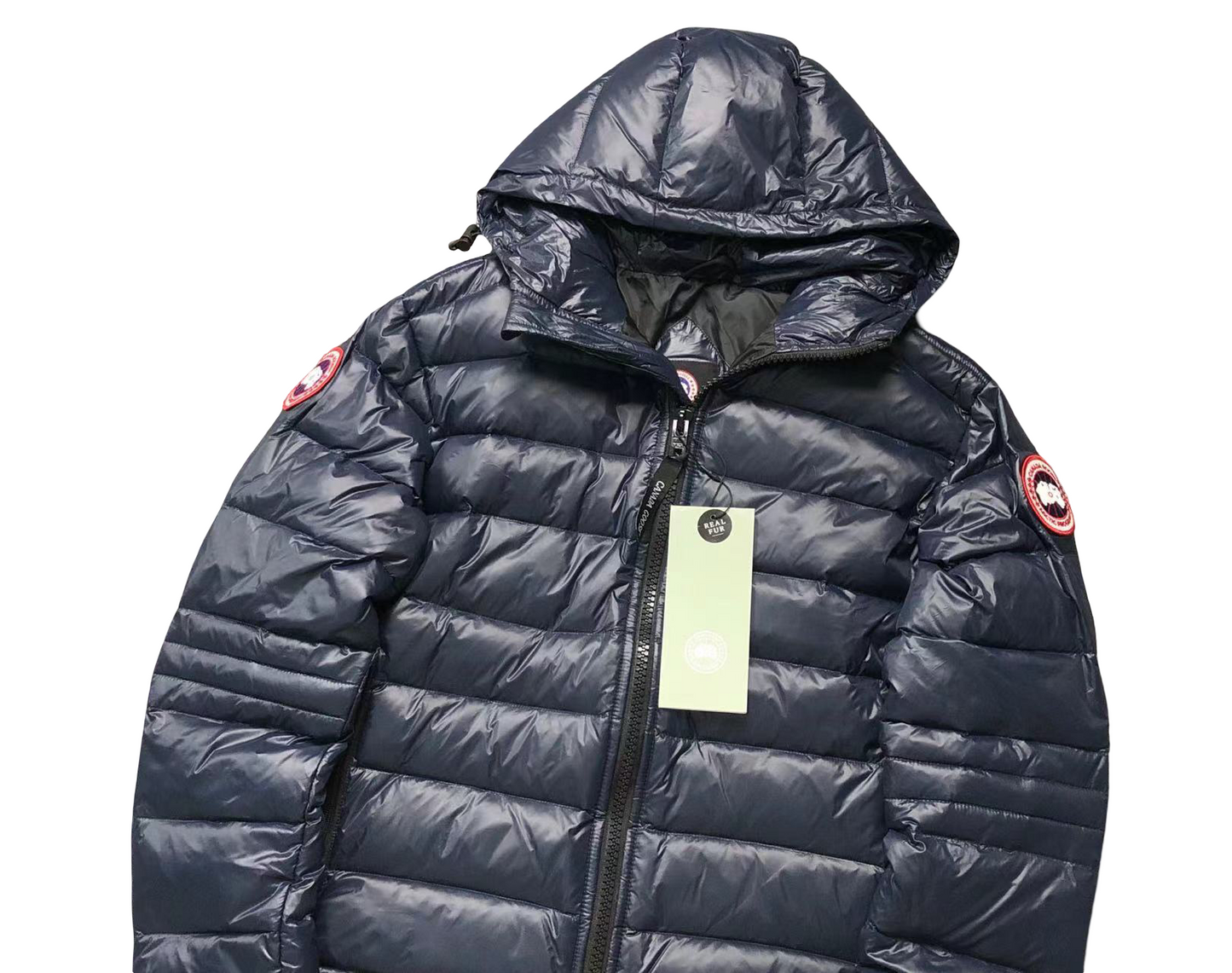 Canada Goose Crofton Slim Fit Down Jacket Navy