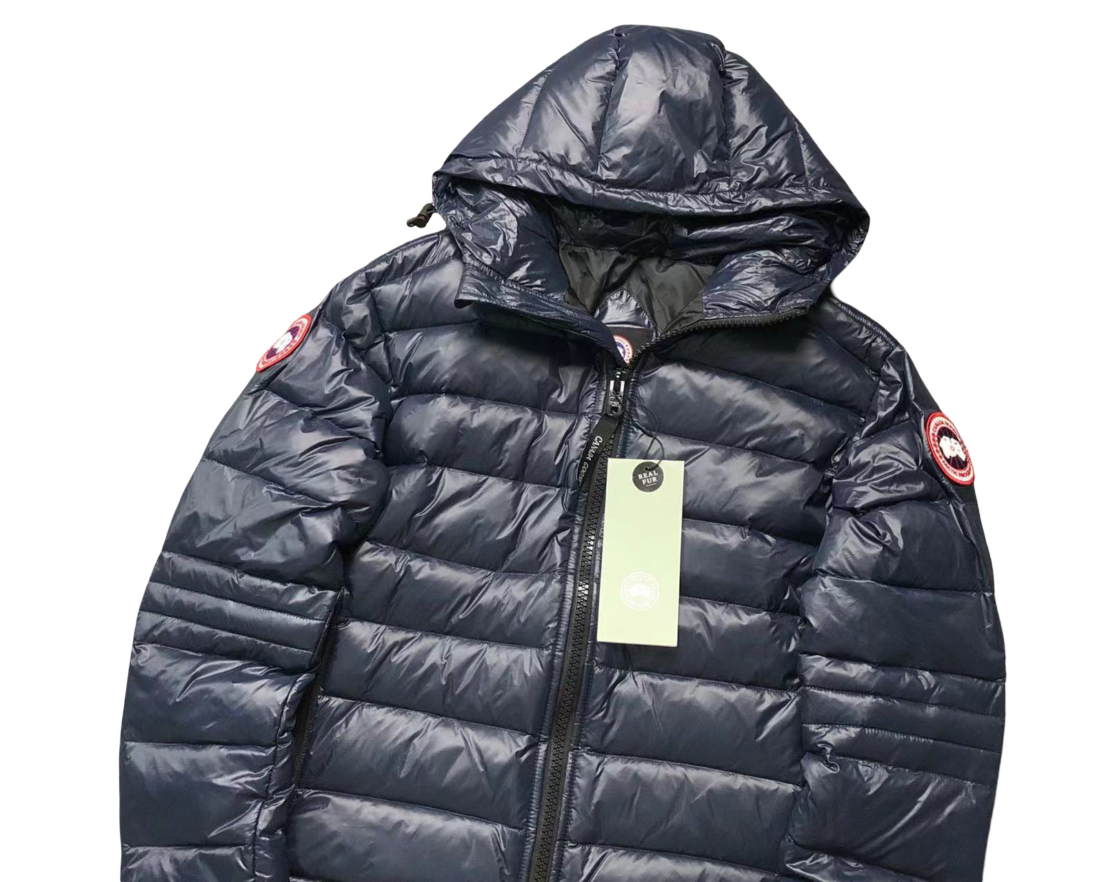 Canada Goose Crofton Slim Fit Down Jacket Navy