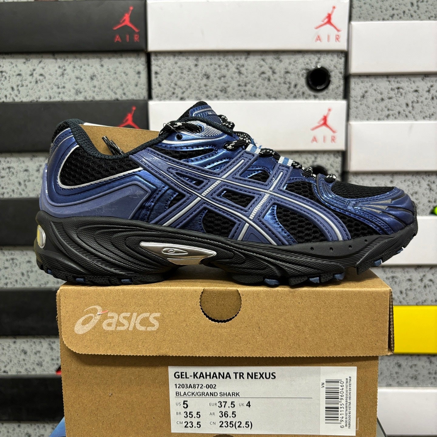 Asics Gel-Kahana TR Nexus Black Grand Shark