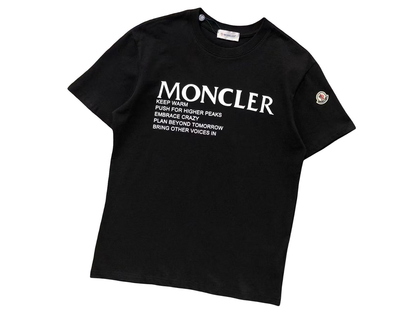 Moncler Citation Tee Black