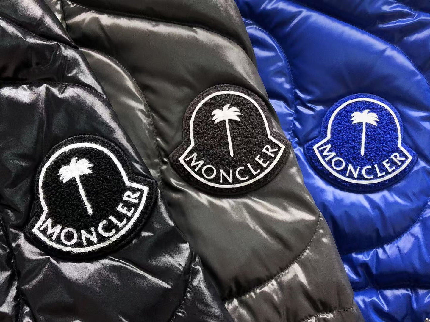 Moncler x Palm Angels Haunani Down Jacket Blue