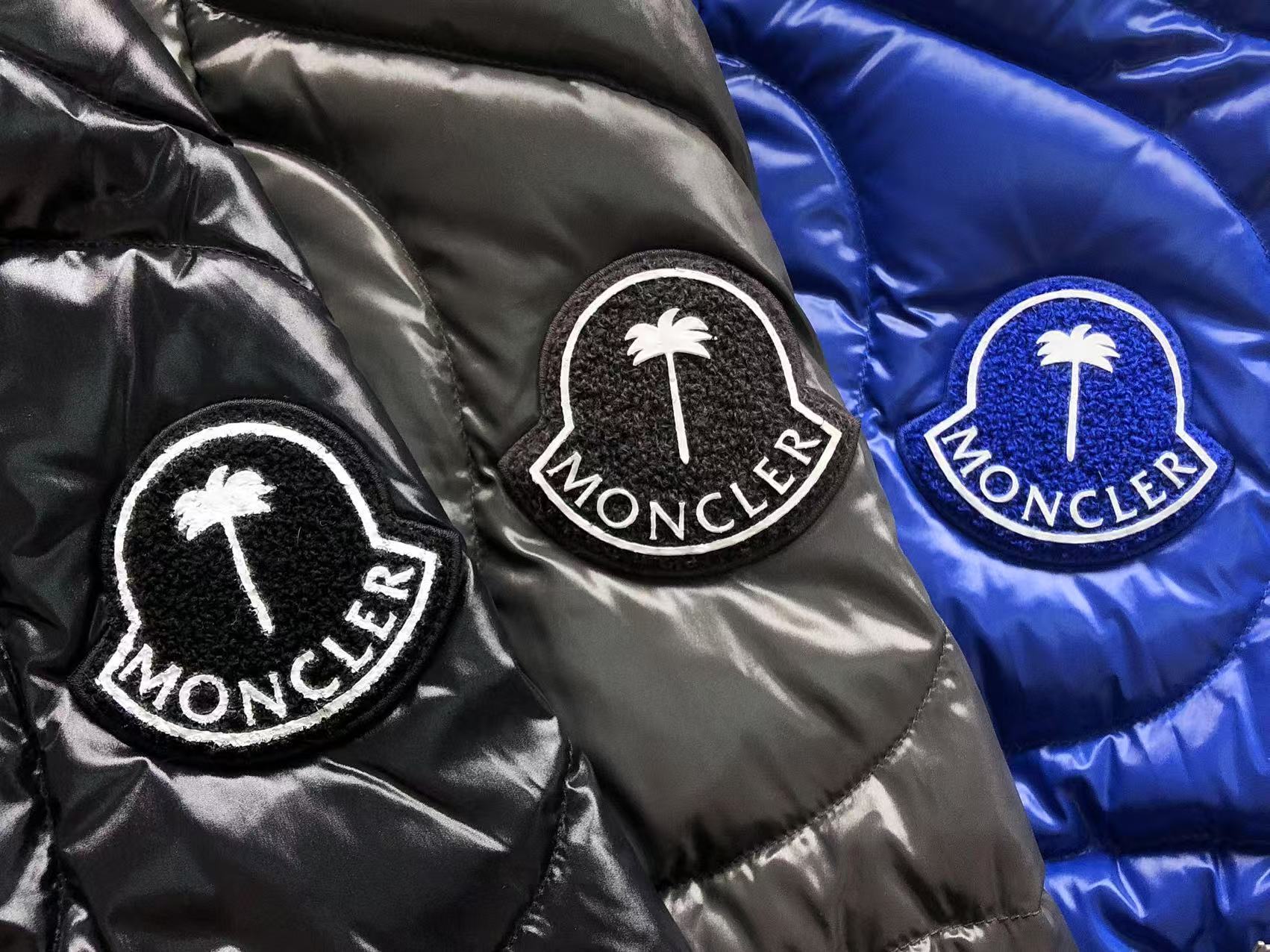 Moncler x Palm Angels Haunani Down Jacket Grey