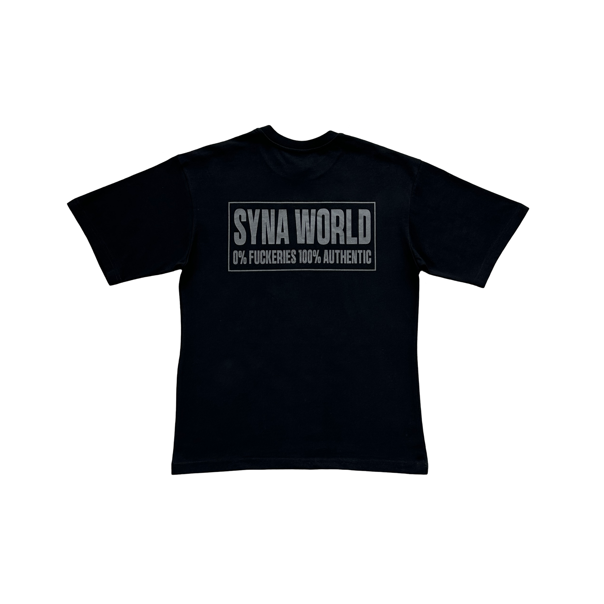 Syna World Disclaimer Tee Black
