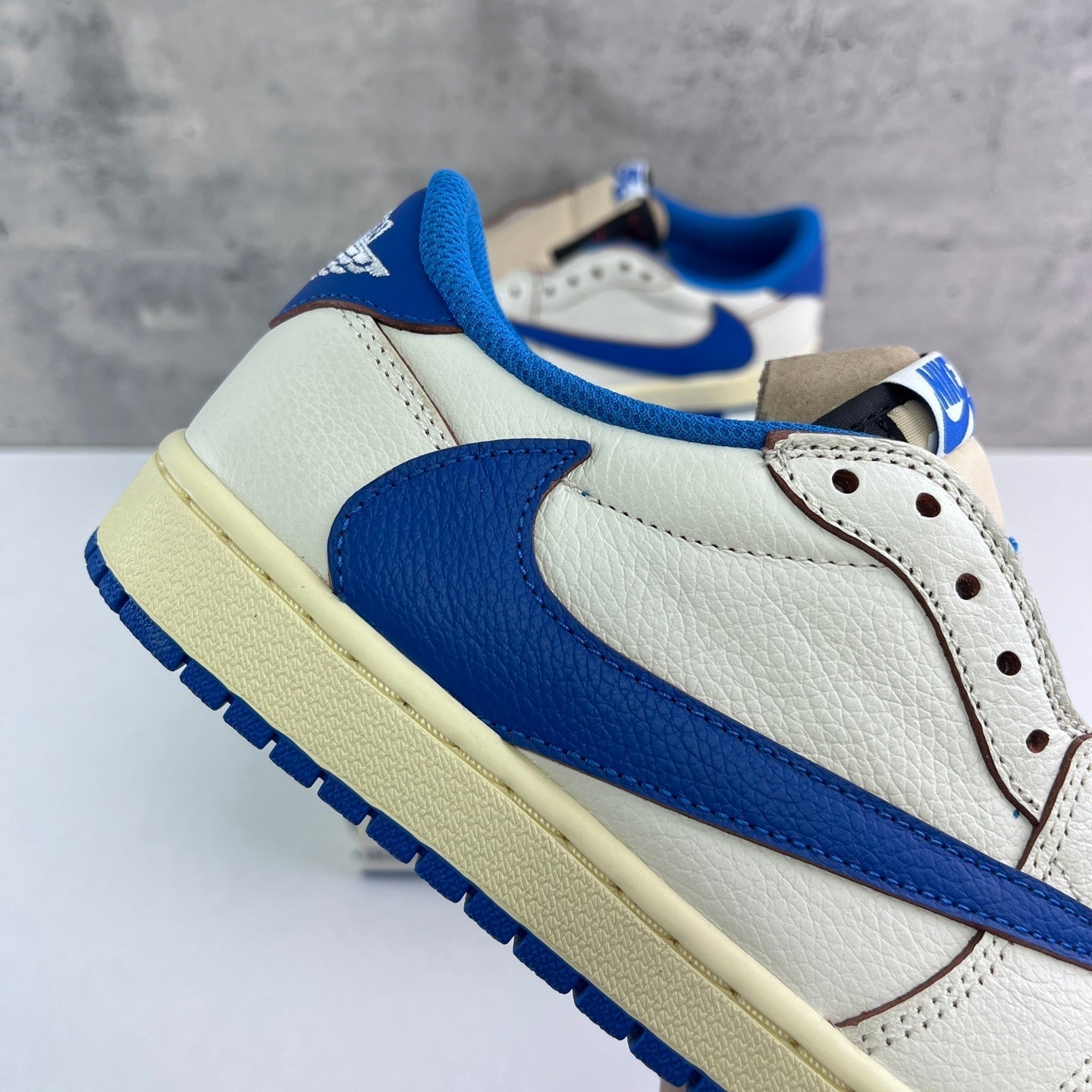 Jordan 1 Low OG SP x Fragment x Travis Scott Sail Military Blue