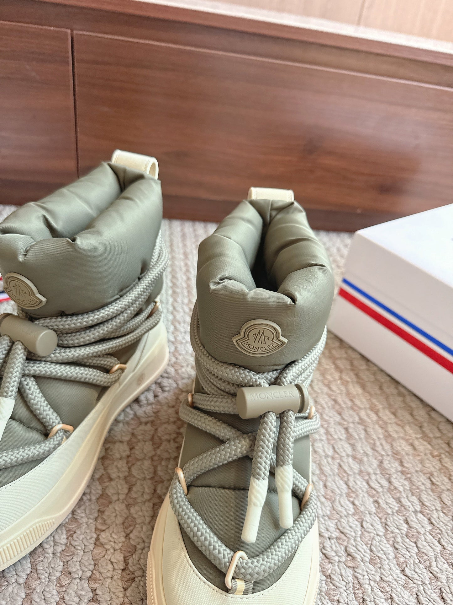 Moncler Altive Mid Snow Boots Sage Green