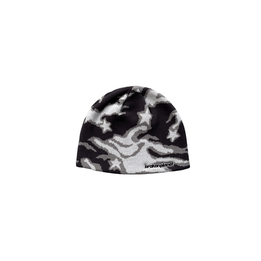Broken Planet Shooting Stars Beanie Grey