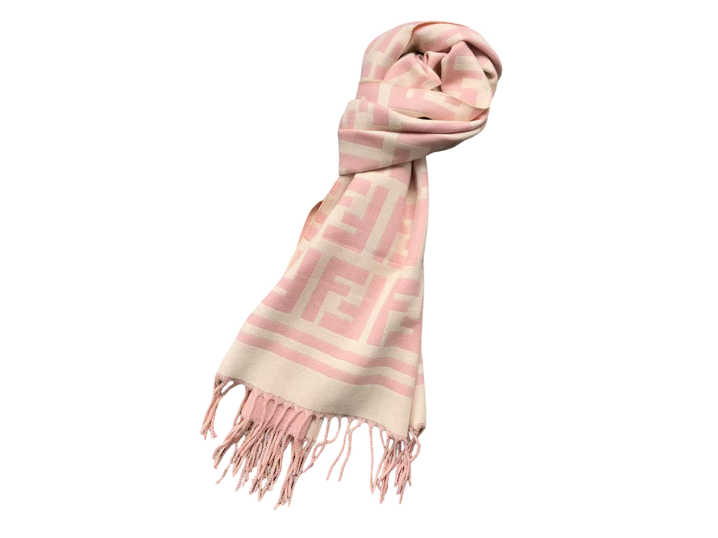 Fendi Monogram Scarves Black White/Cream/Brown/Pink/Black Brown