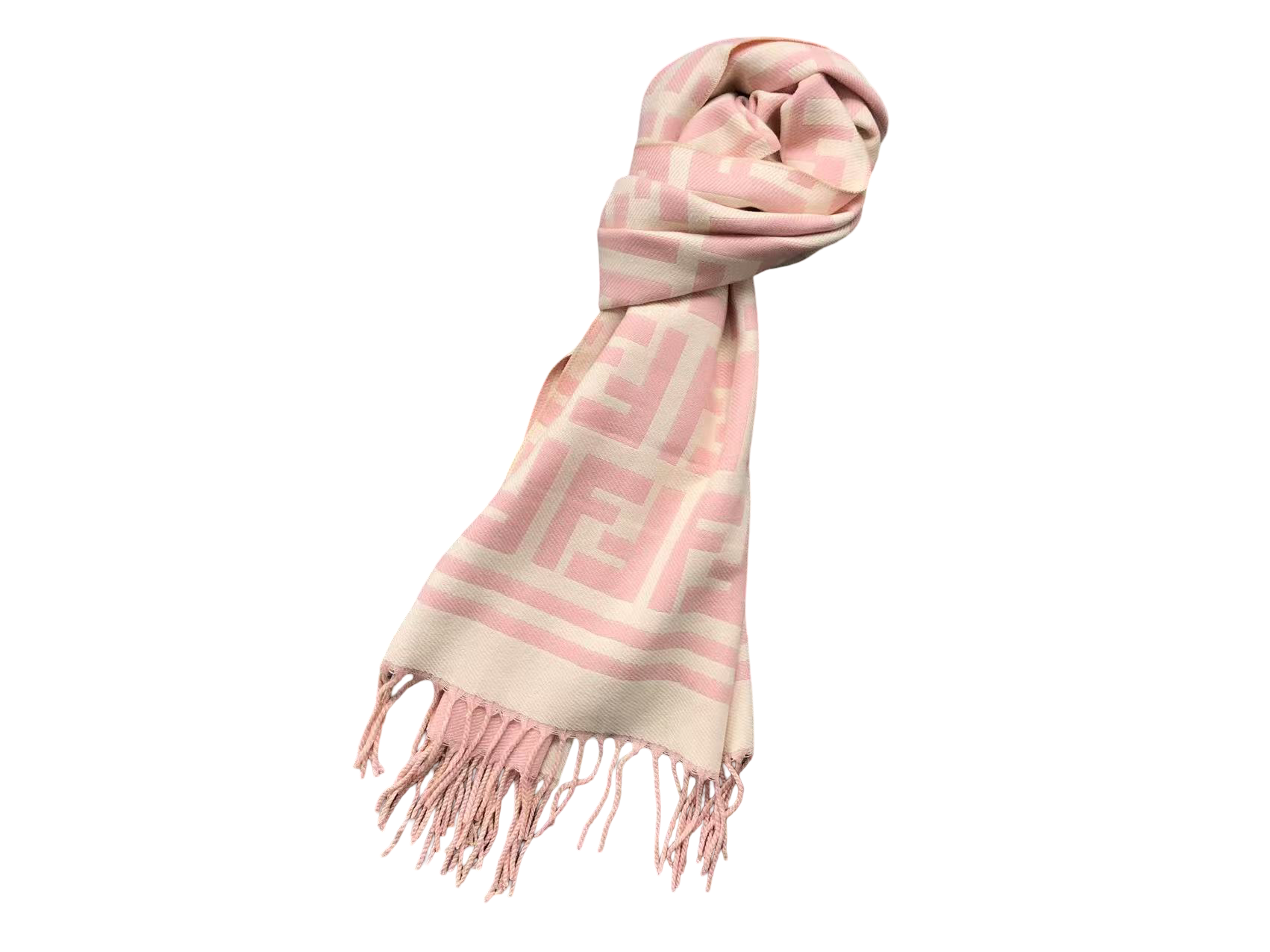 Fendi Monogram Scarves Black White/Cream/Brown/Pink/Black Brown