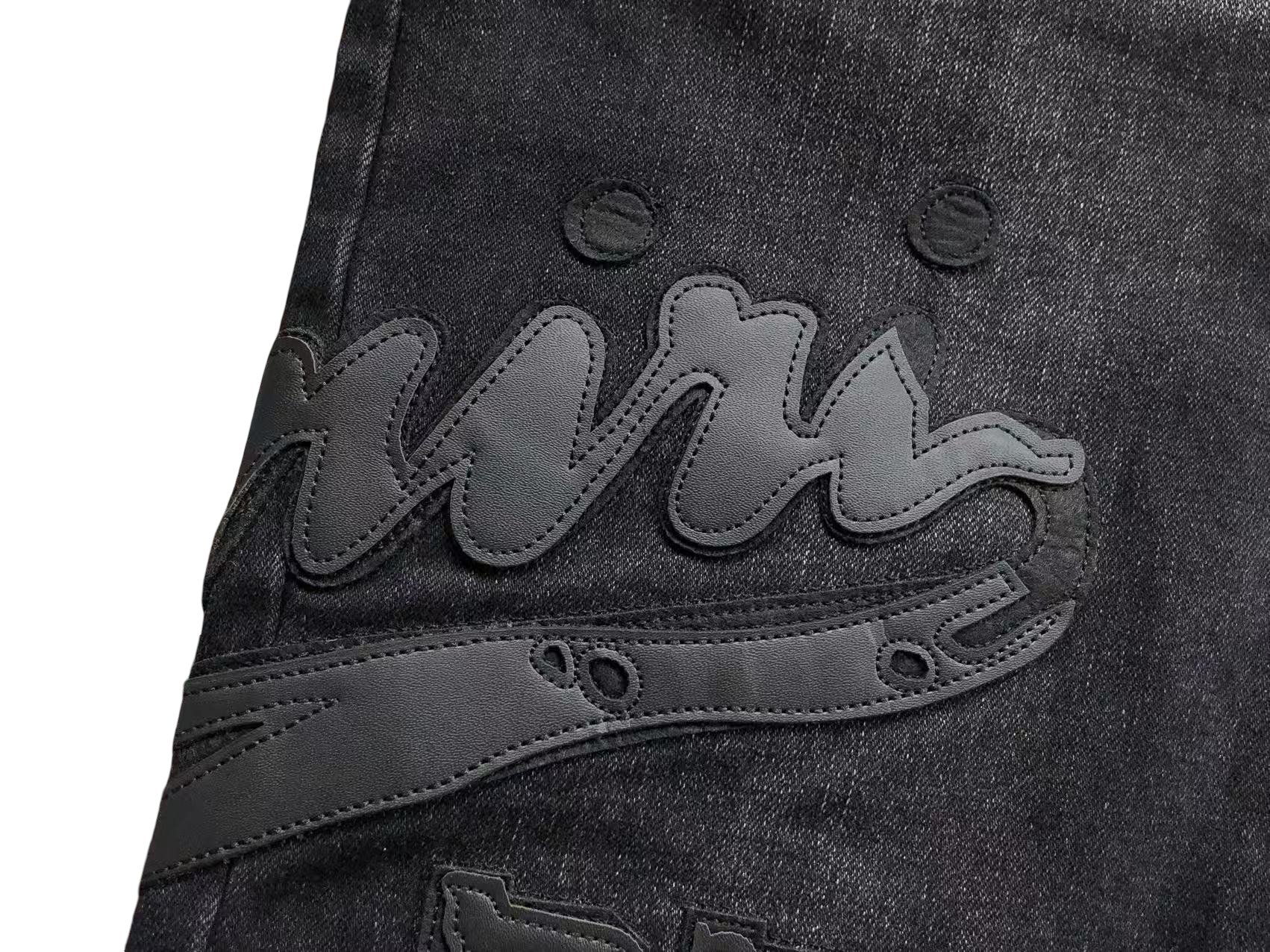 AMIRI Black-on-Black Jeans Black